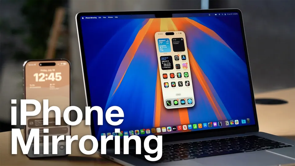 iPhone Mirroring trên macOS Sequoia