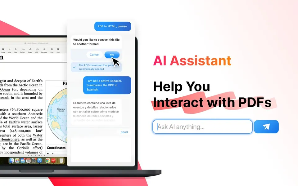 Trợ lý AI trong PDFgear hỏi đáp tài liệu PDF