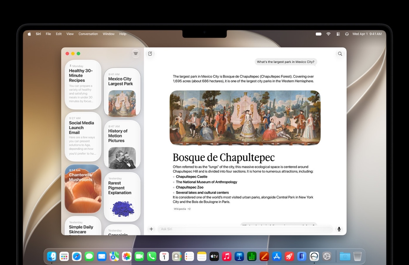 Ứng dụng Siri độc lập trên macOS 27 với lịch sử hội thoại