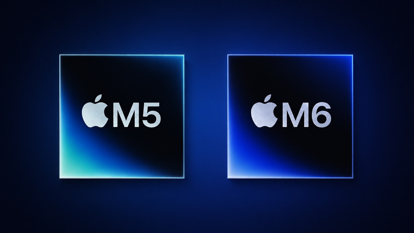 So sánh chip Apple M5 và M6